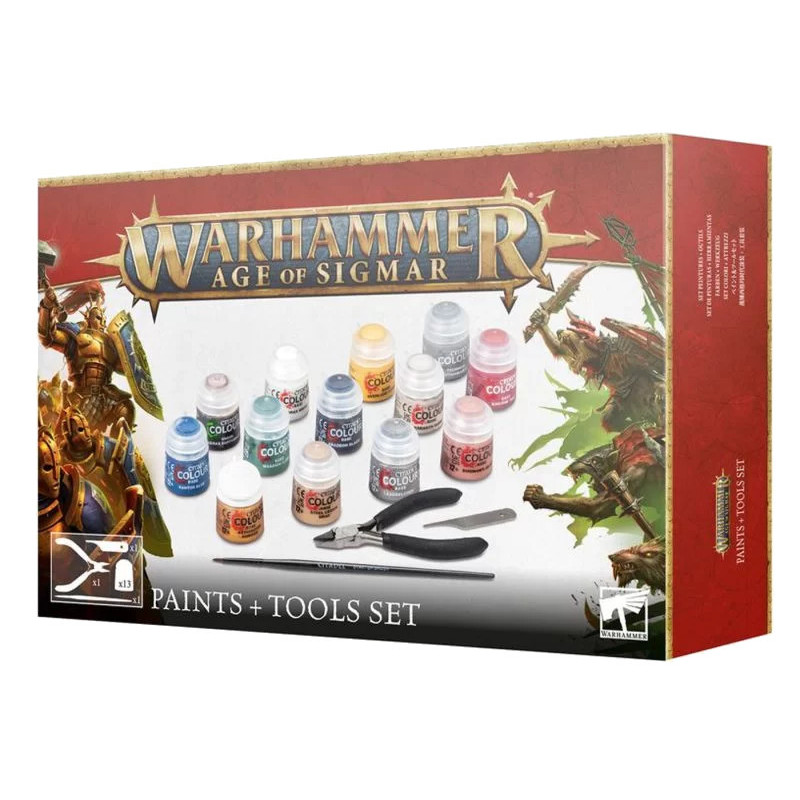 Warhammer Age of Sigmar Paints and Tools set Warhammer Age of Sigmar Paints and Tools set