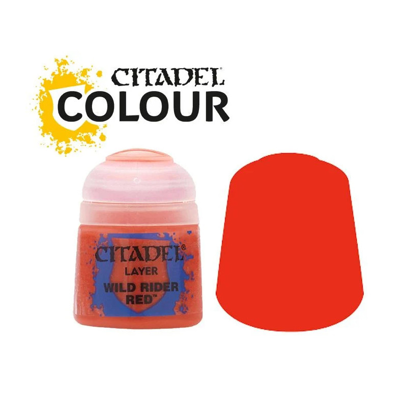 Citadel Colour Layer Paint Wild Rider Red 12ml Citadel Colour Layer Paint Wild Rider Red 12ml