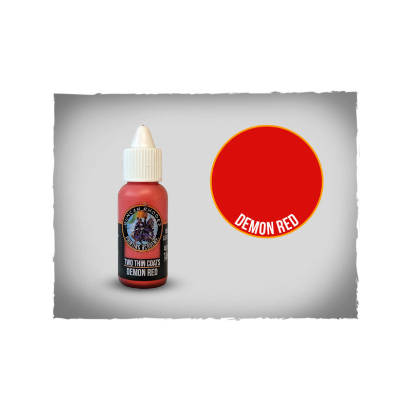 Two Thin Coats - Demon Red