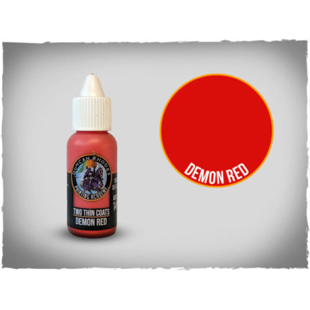 Two Thin Coats - Demon Red