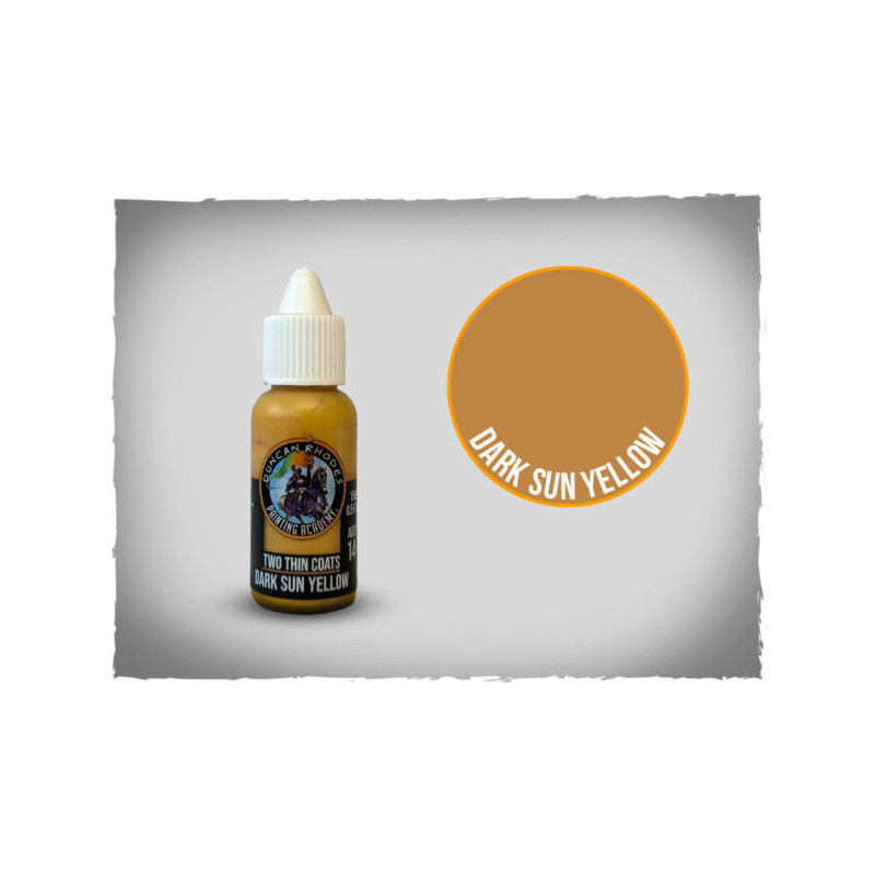 Two Thin Coats - Dark Sun Yellow