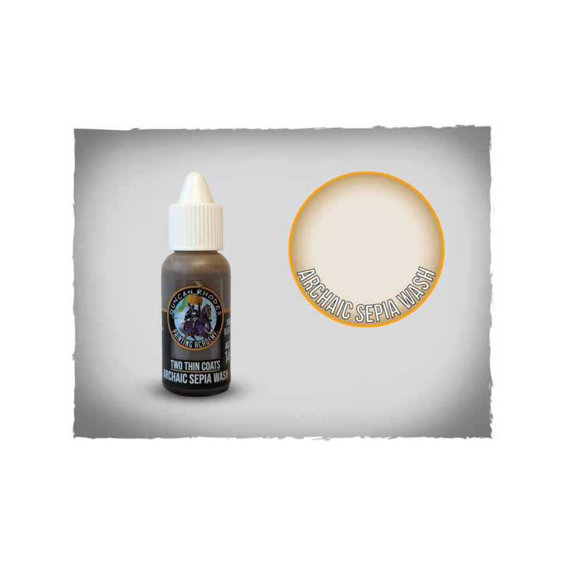 Two Thin Coats - Archaic Sepia Wash