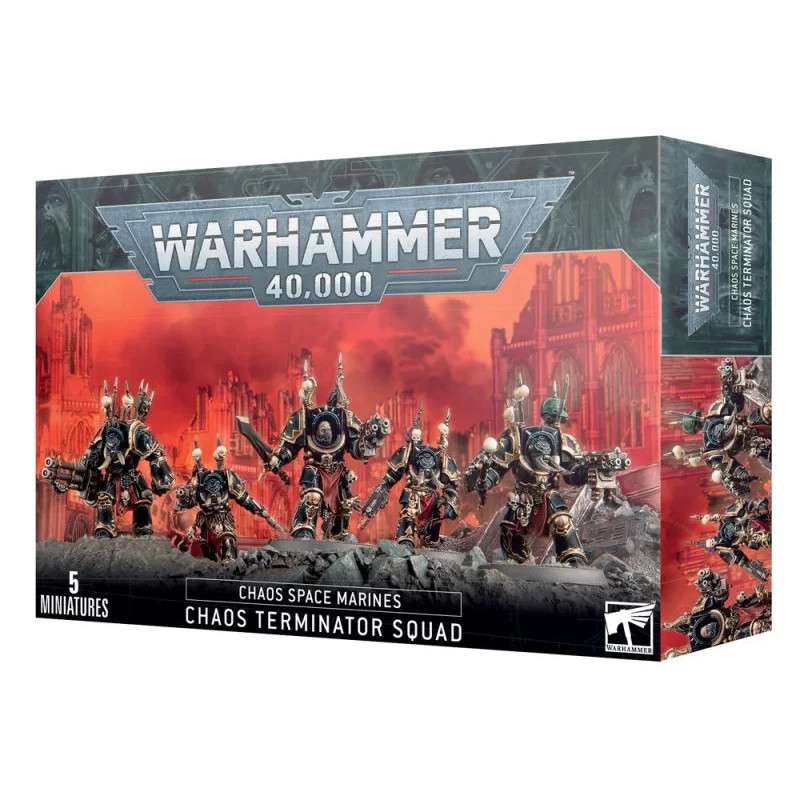 Warhammer 40k Chaos Space Marines Chaos Terminator Squad Warhammer 40k Chaos Space Marines Chaos Terminator Squad