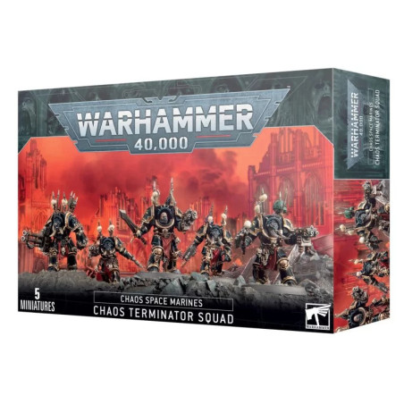 Warhammer 40k Chaos Space Marines Chaos Terminator Squad