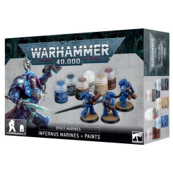 Warhammer 40,000 Space Marines Infernus Marines and Paints