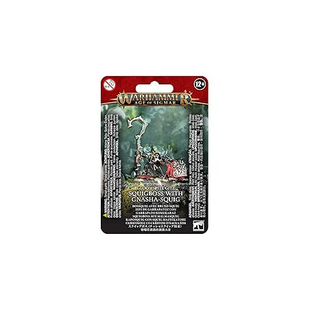 Warhammer Age of Stigmar Gloomspite Gitz Squigboss with Gnasha-Squig