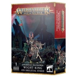Warhammer Age of Stigmar Soulblight Gravelords Wight King on Skeletal Steed